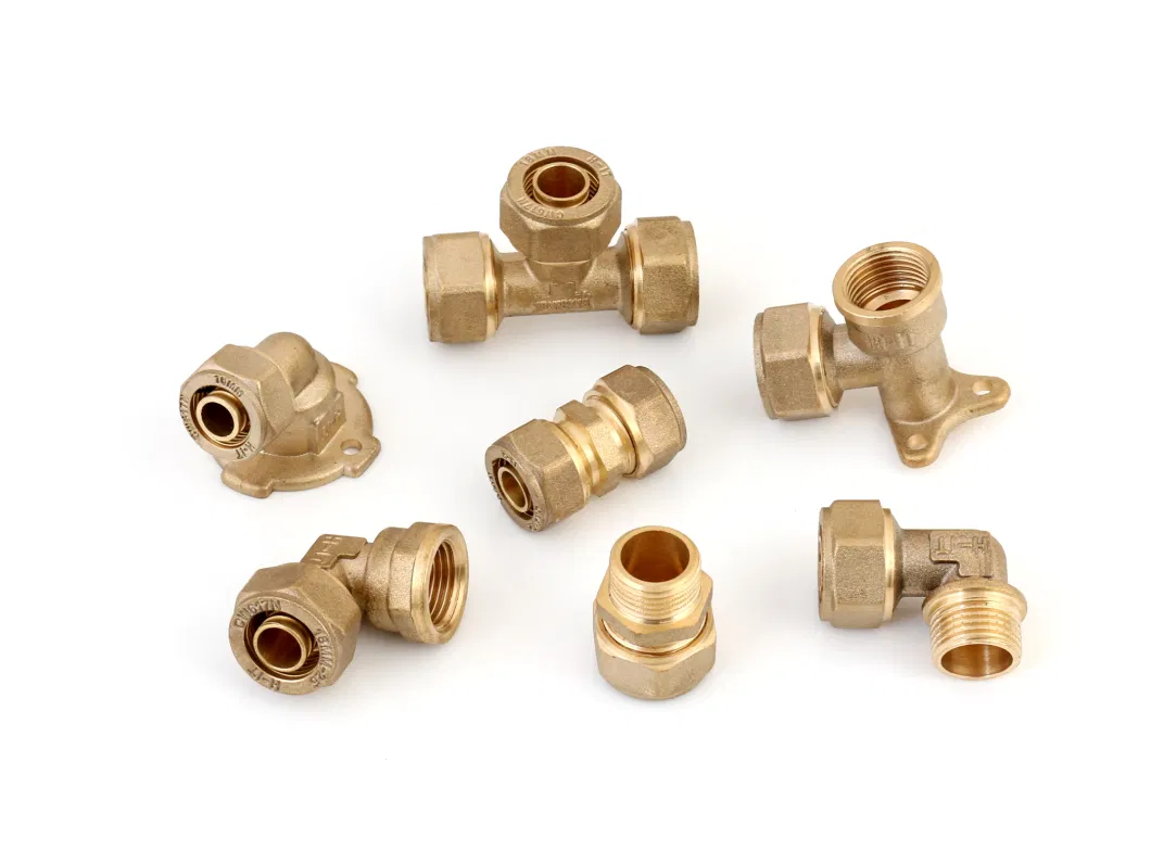 Female Elbow Pex Compression Fitting for Copper Pipe