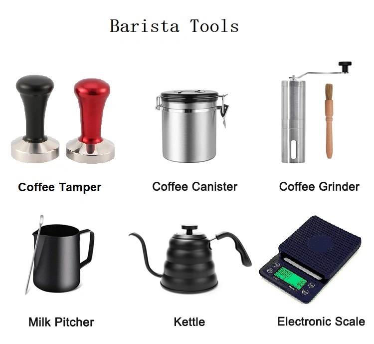 Coffee Maker Accessories Stainless Steel Coffee Bean Press Powder Coffee Tamper Espresso Distributor