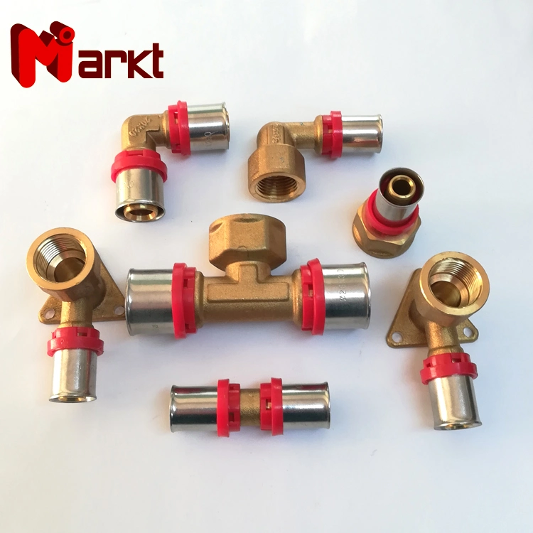 Brass Union Elbow Male and Female Threaded Press Fittings