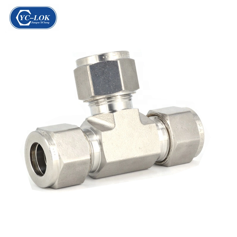 Compression Tee, Compression Coupling, 3/8&prime;&prime; Copper Tube Tee Connector Compression Fittings