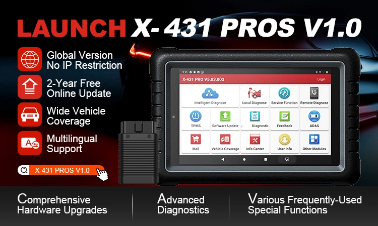 New Arrival 2021 Launch X431 Pros V 1.0 ECU Coding Automotive Scanner