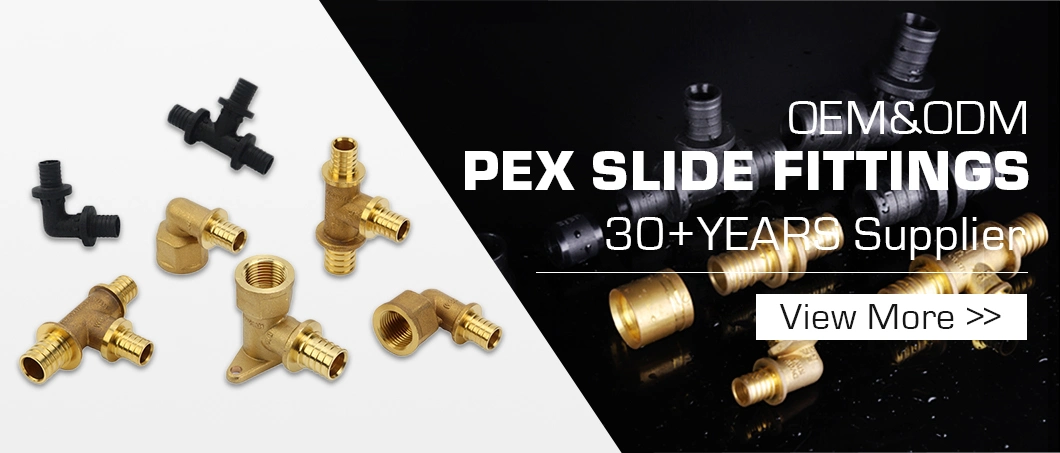 Ifan Supply Pex Al Pex Fittings Socket Tee Brass Sliding Fitting