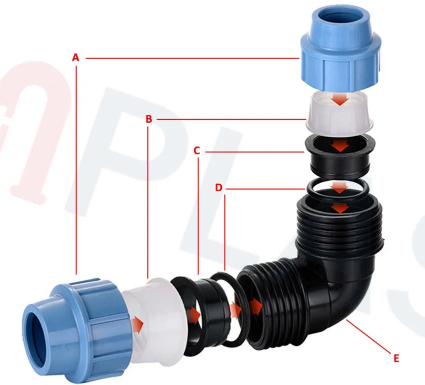 Irrigation Water System Plastic Compression Fittings Female Elbow Ppfob Reference Price: Get Latest Price