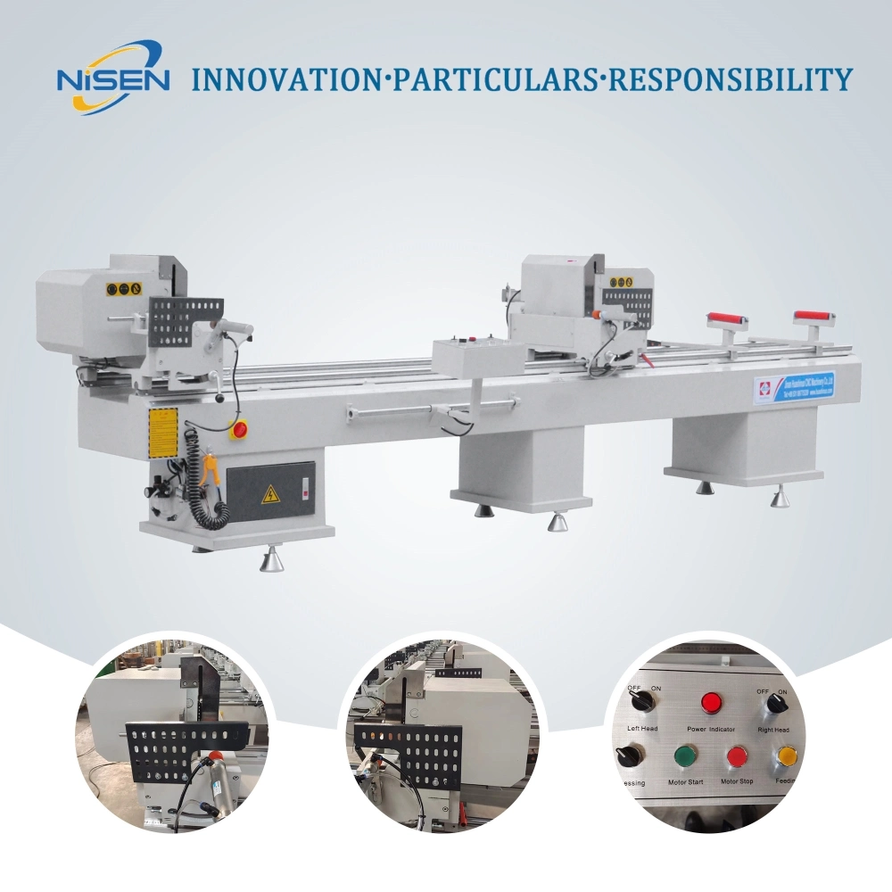 Nisen Lxf2-290*100 Hot Sale UPVC/PVC Window Door Making machine Double Head Copy-Routing Machine