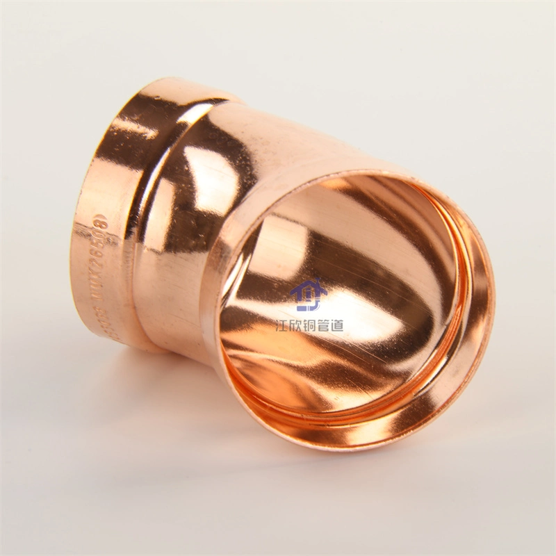 Well-Made Copper V-Press 90 Degree Elbow Coupling for Plumbing Equipments