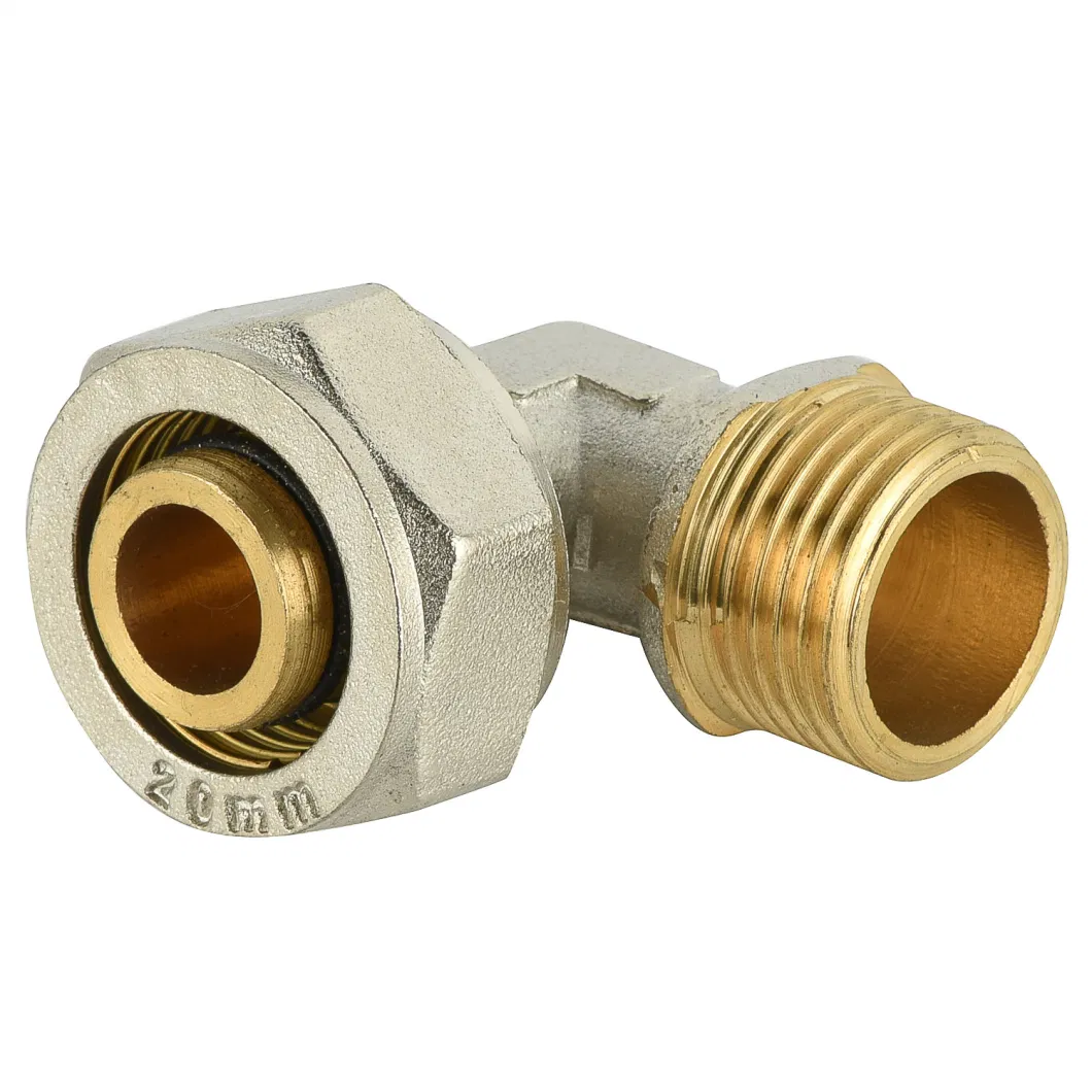 Brass Compression Plumbing Fitting Coupling for Pex Pipes