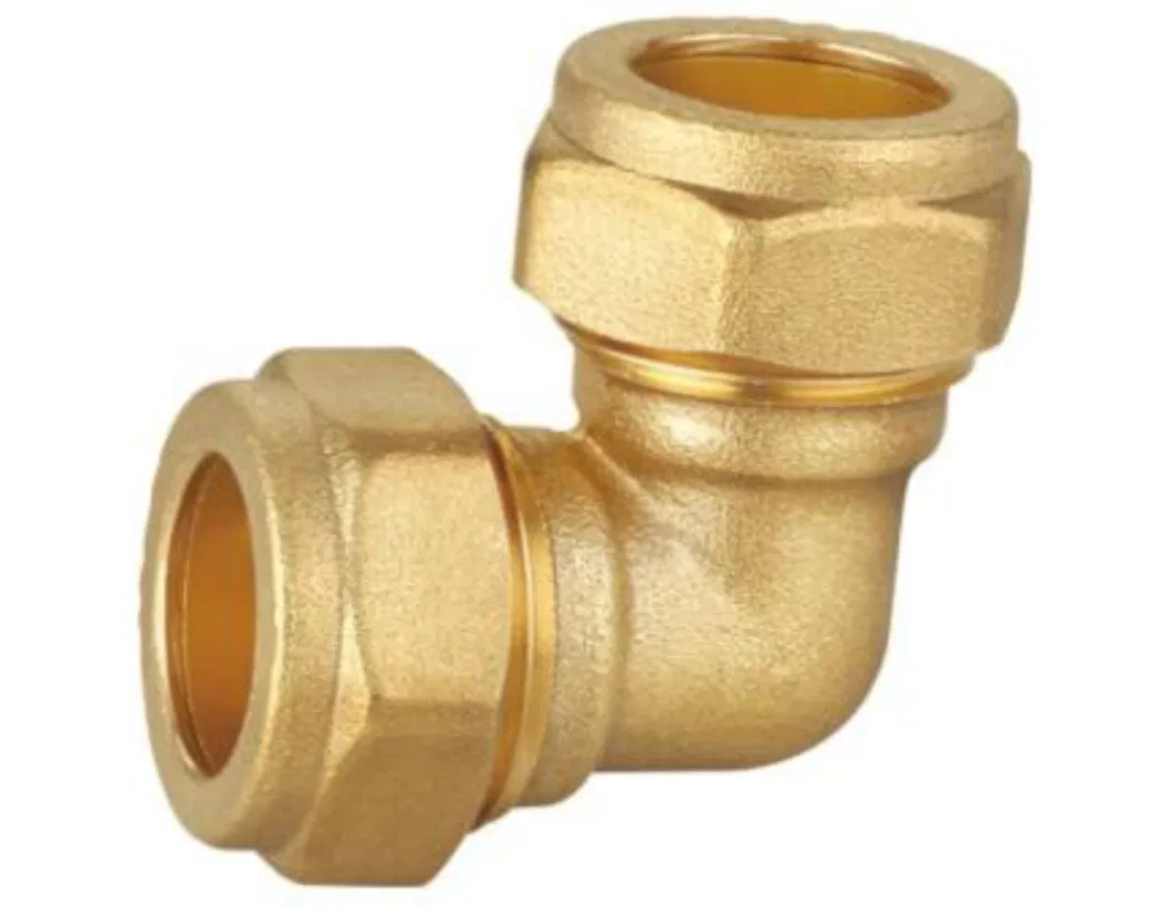 Brass Compression Fitting of Male Elbow/Copper Male Elbow Fitting/Copper Tube