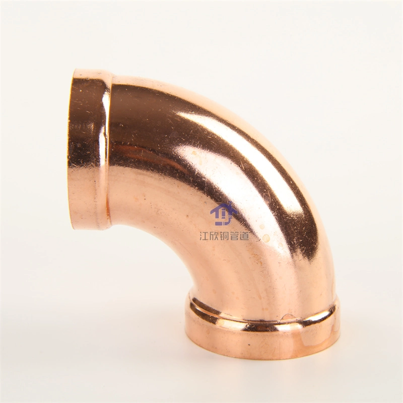 Well-Made Copper V-Press 90 Degree Elbow Coupling for Plumbing Equipments