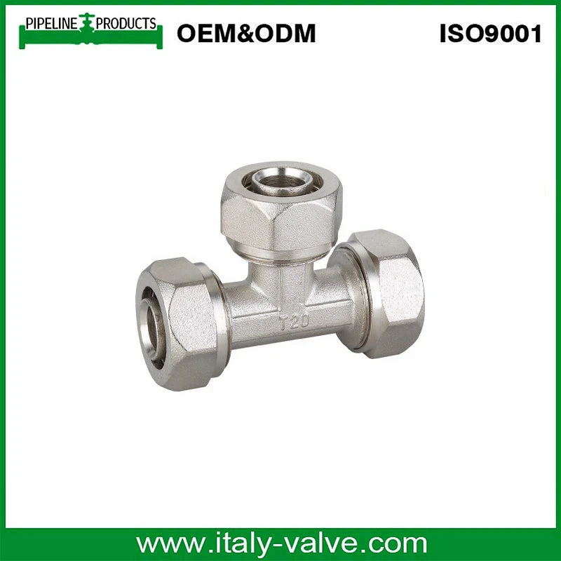 Brass Pex Al Pex Fitting Male Compressed Tee Aike Manufacture Plumbing Joint