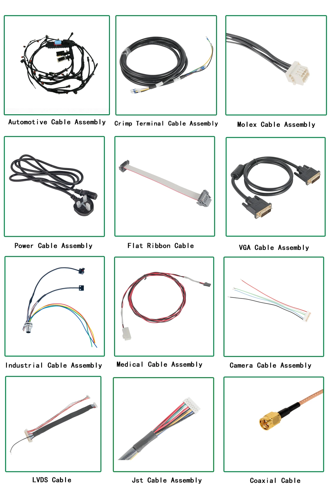 Crimp Terminal Industrial Machine Cable Assembly Custom Wiring Harness