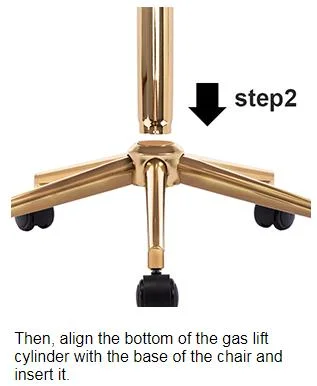 Frassie 28 Inch Office Chair Metal Base Replacement Heavy Duty Computer Chair Base Part with 5 Casters Gas Lift Cylinder Customized Color