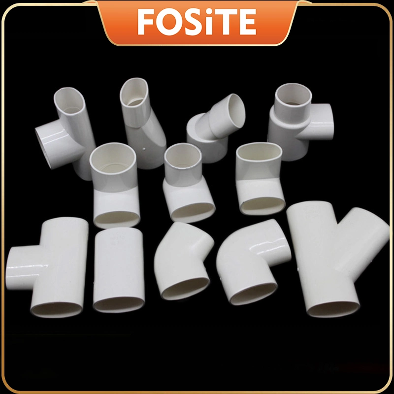 Hot Sale PVC Flat Pipe /PVC Oblate Fittings for Drainage