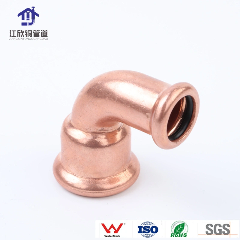 Copper M-Profile Press 90 Degree Elbow/ Tee/ Coupling /Cap Pipeline Fitting