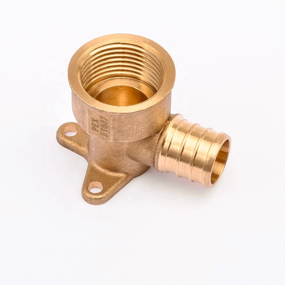 Brass Forged Wall Plated Elbow Brass Sliding Fitting