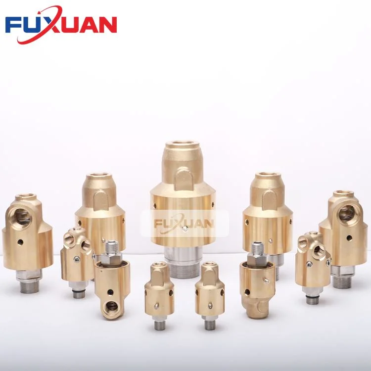 Threaded Flange Connection Copper High Speed High Pressure Cooling Water 55 57 Rotary Joint