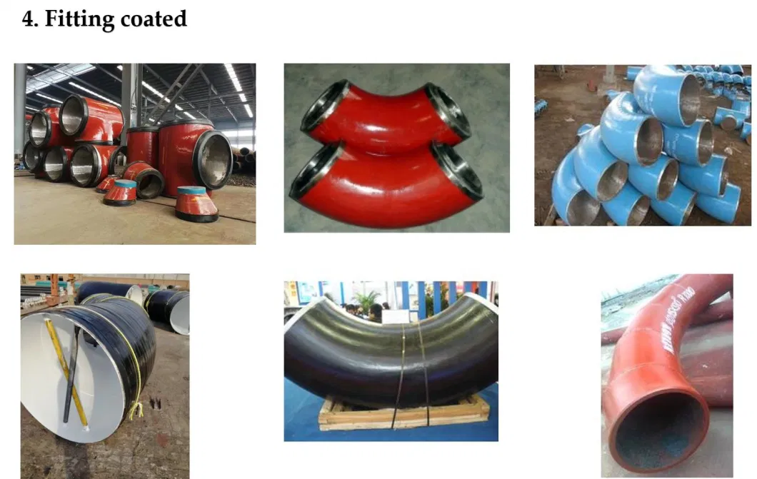 Large Diameter Elbow Carbon Steel Seamless Pipe Fittings Long Short Radius