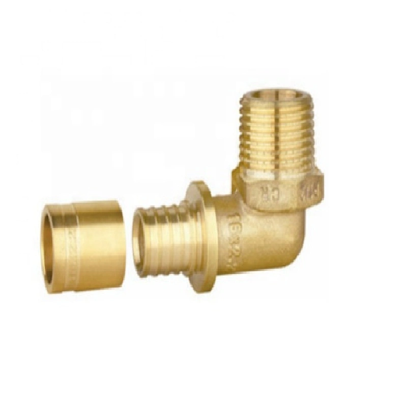 Reducing Male Copper Press Fitting Brass Sliding Crimp Fitting with Union