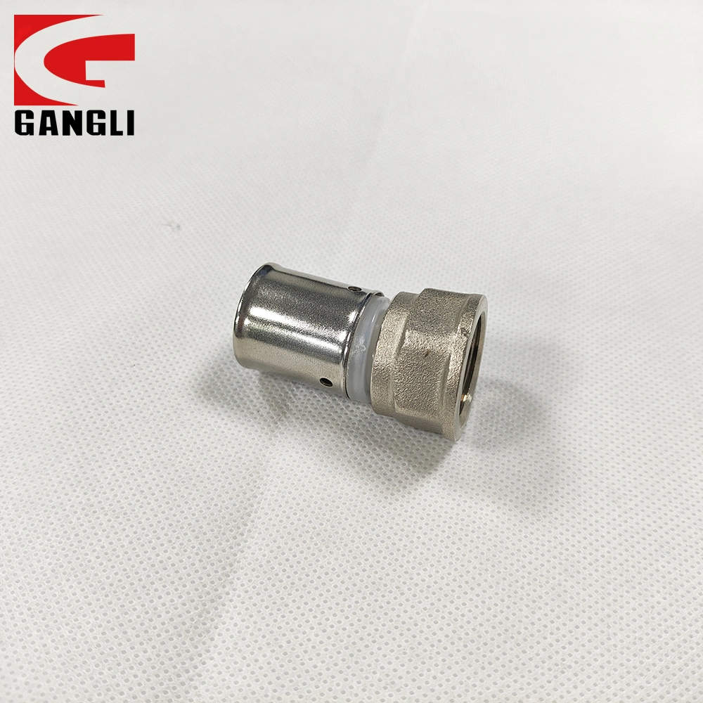 Female Straight Brass Th-Type Crimping Fittings Press Fittings for Wholesale