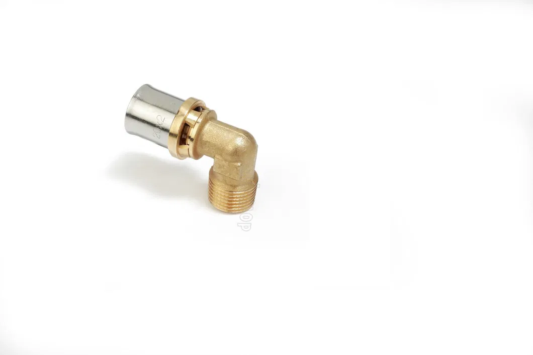 90 Degree Brass Elbow Press Fitting for Pex Pipe