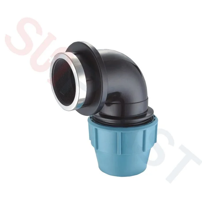 Irrigation Water System Plastic Compression Fittings Female Elbow Ppfob Reference Price: Get Latest Price