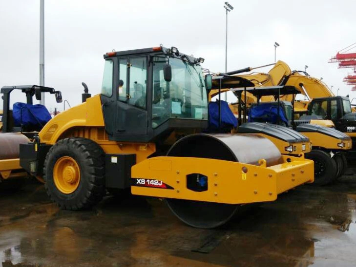 High Quality Road Roller Single Drum Walking Behind 12t Vibratory Road Roller Xs123h