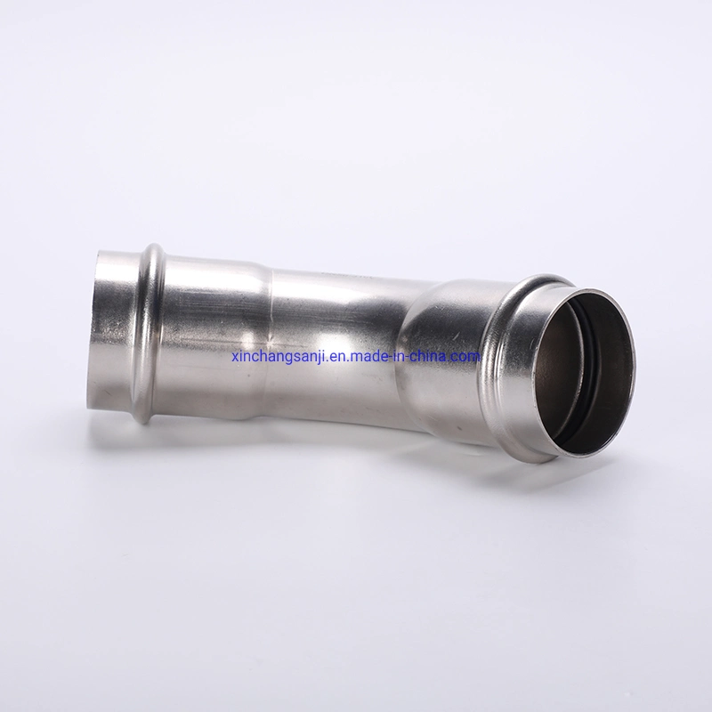 Stainless Steel Straight Cross Sanitary Press Fittings