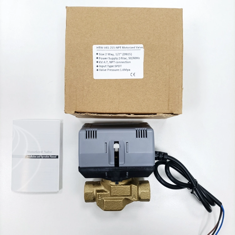 220V Electric Zone Valve Honeywell Vc6013 Vc4013 Hydraulic Flow Control Motorized Gate Water Valve