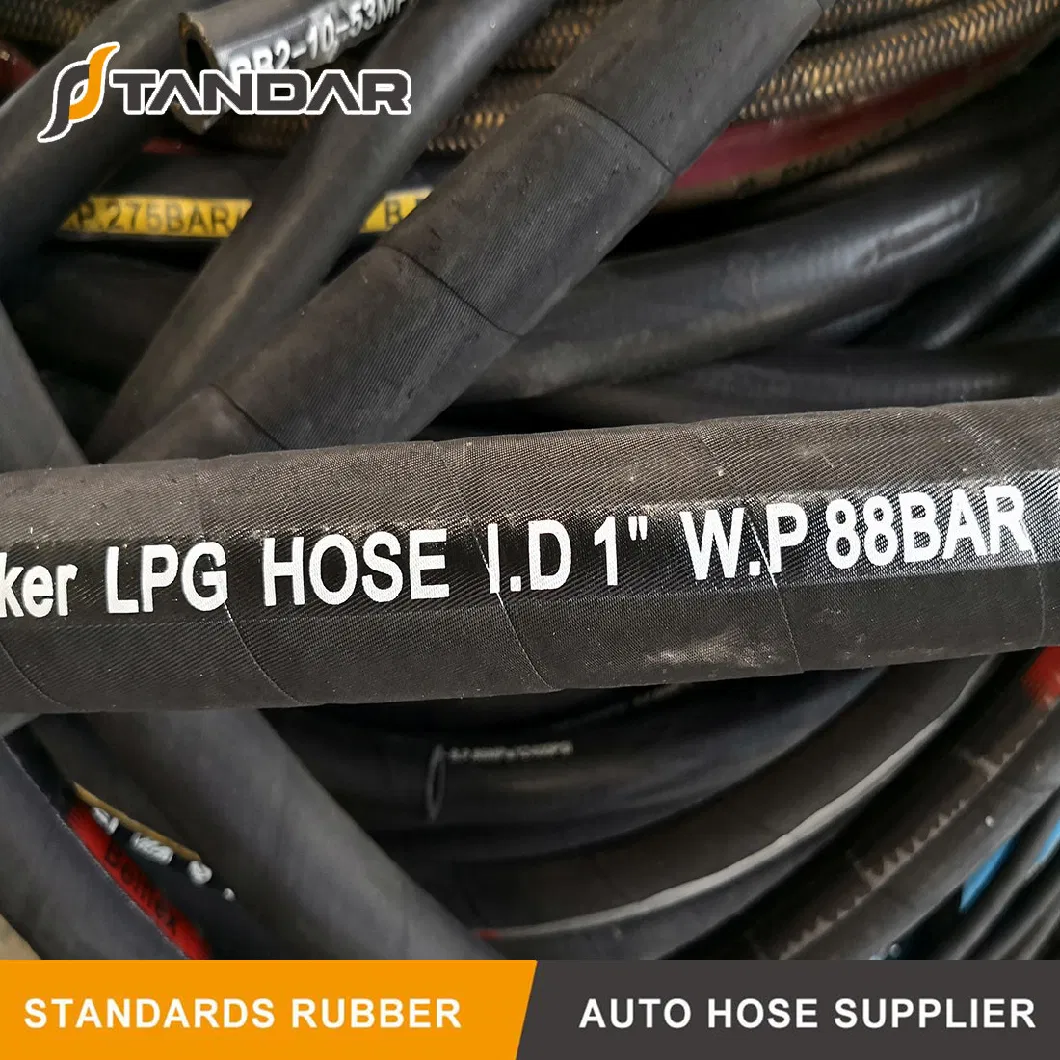 ISO 8789 High Pressure Flexible Rubber Propane Tank Adapter LPG Gas Hoses and Fittings