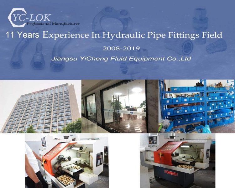 Custom High Precision Compression Pex Pipe Fitting Compression Hydraulic Fitting