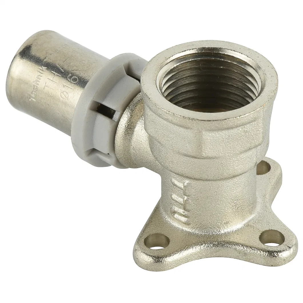 Brass Press Fitting for Pex-Al-Pex Multilayer Pipe-Male Elbow