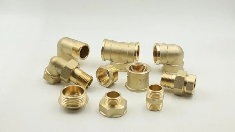 Brass Forged Wall Plated Elbow Brass Sliding Fitting