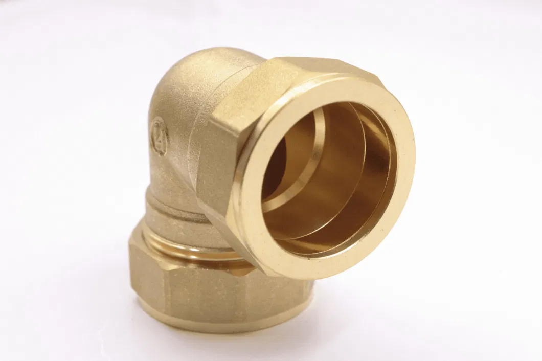 Brass Compression Tee Coupling Elbow