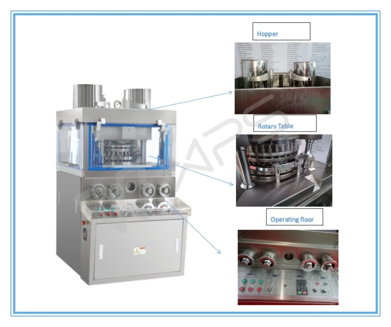 Zp-35D Pharmaceutical Rotary Tablet Press of Pills Assembly Line