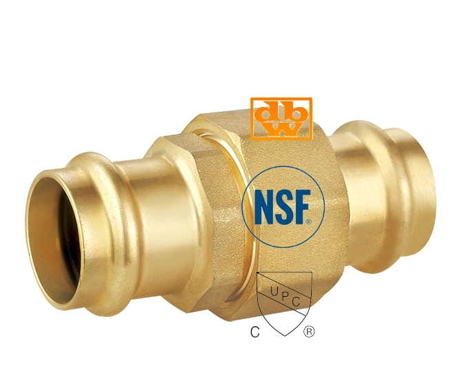 Cast Brass Fittings Press Adaptor Male NPT X Press