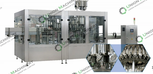 Automatic Juice Beverage Drinks Filling Machine Bottle Washing Filling Sealing Packing Machine