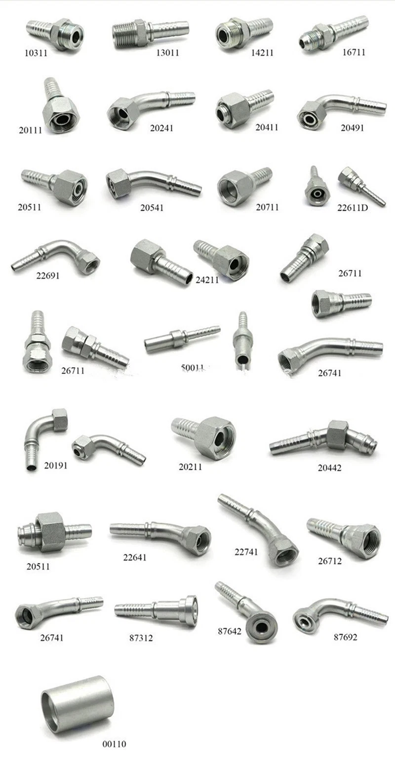 High Pressure Hydraulic Hose Ferrule Fitting 00400