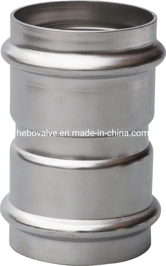 90 Degree V Profile Equal Elbow Stainless Steel Pipe Press Fitting