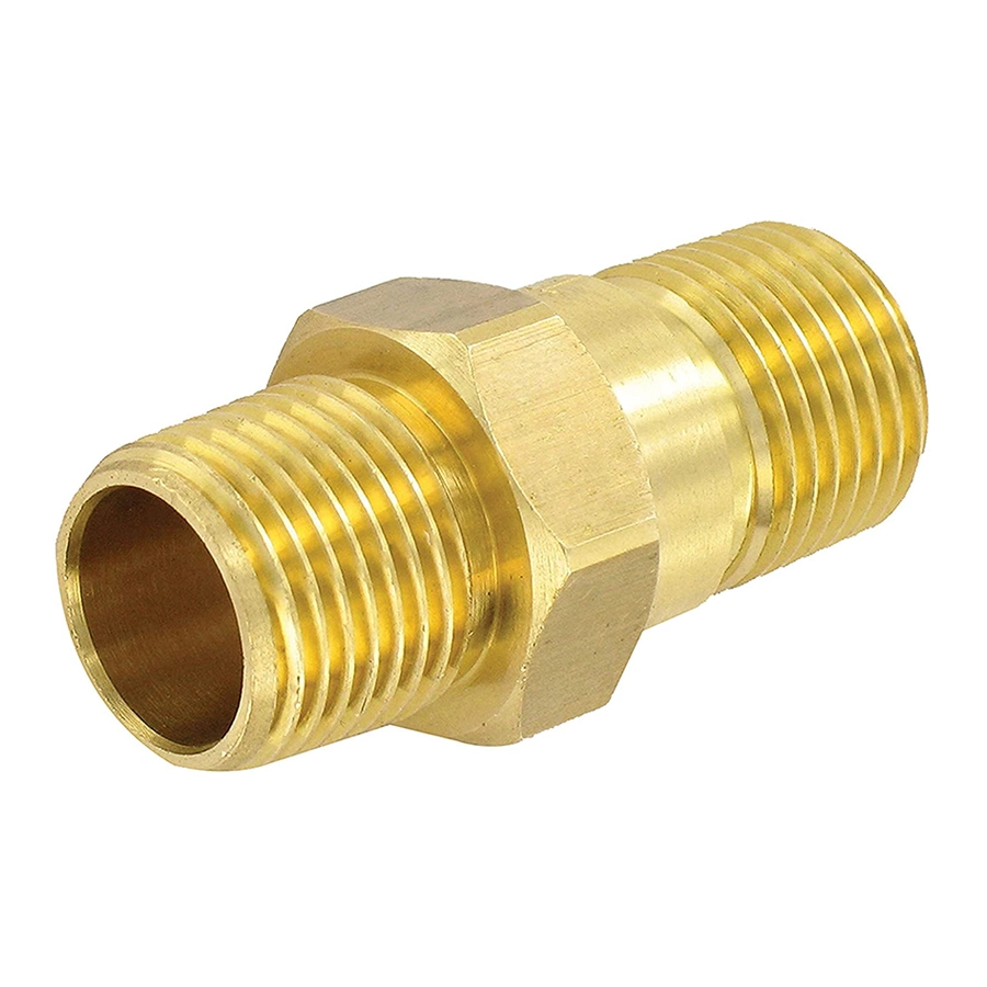 Chinese G 5/8 Male Thread X Male NPT 3/8&quot; Brass Pipe Fittings and Pex Fitting Adapter Supplier