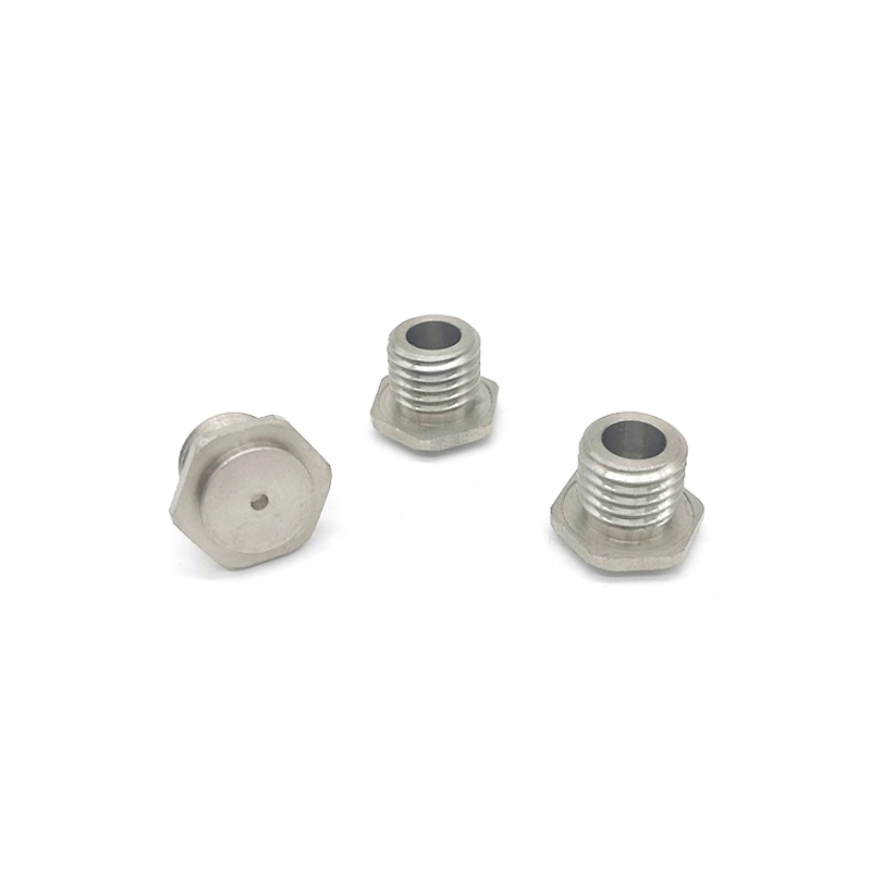 OEM CNC Turning Part Connector Fasteners Machining Stainless Steel Fitting Screwed Joint