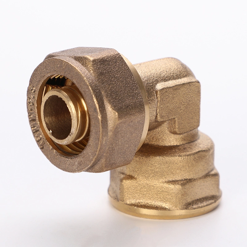 Forged Pex Brass Fitting Pex Pipe Connection Male Elbow 15mm 18mm