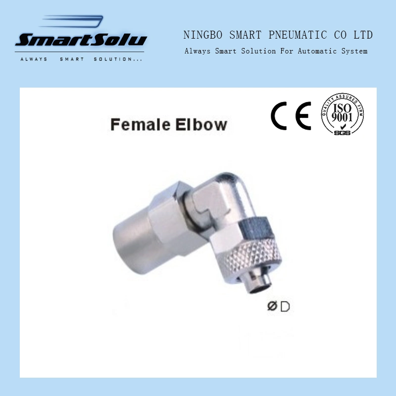 Brass High Pressure Female to Male Quick Push in Pneumatic Pipe Fittings