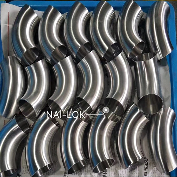 Nai-Lok ASTM 316L Stainless Steel Biopharm Fittings Butt Weld Tube Elbow Connector Bpe Bend Pipe Fittings