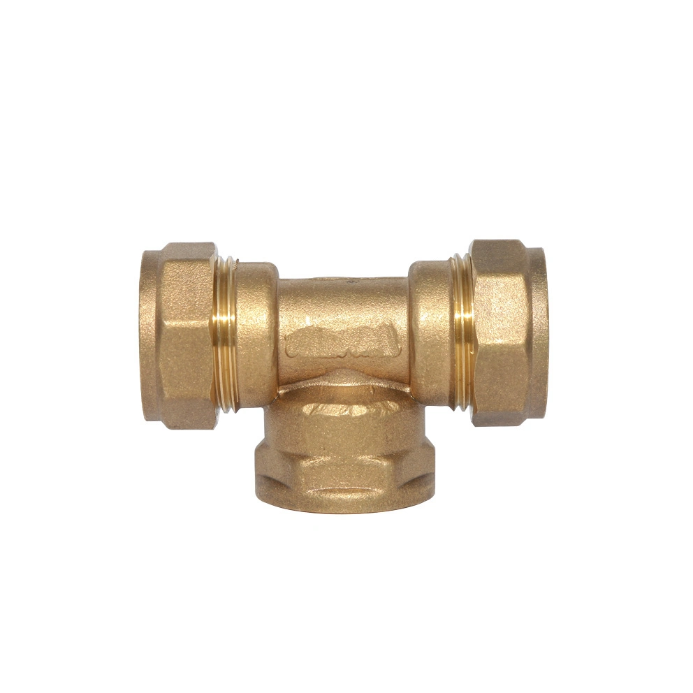 Brass Compression Fitting for Copper Pipe