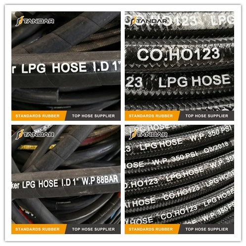 High Pressure Flexible Rubber Propane Liquefied Petroleum Gas LPG Hoses and Fittings