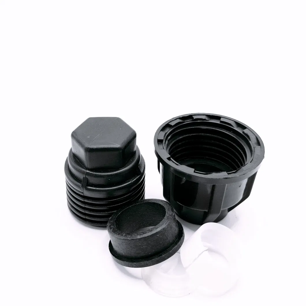 Water Saving Irrigation PP Compression Joint Blocked Pipe Fittings