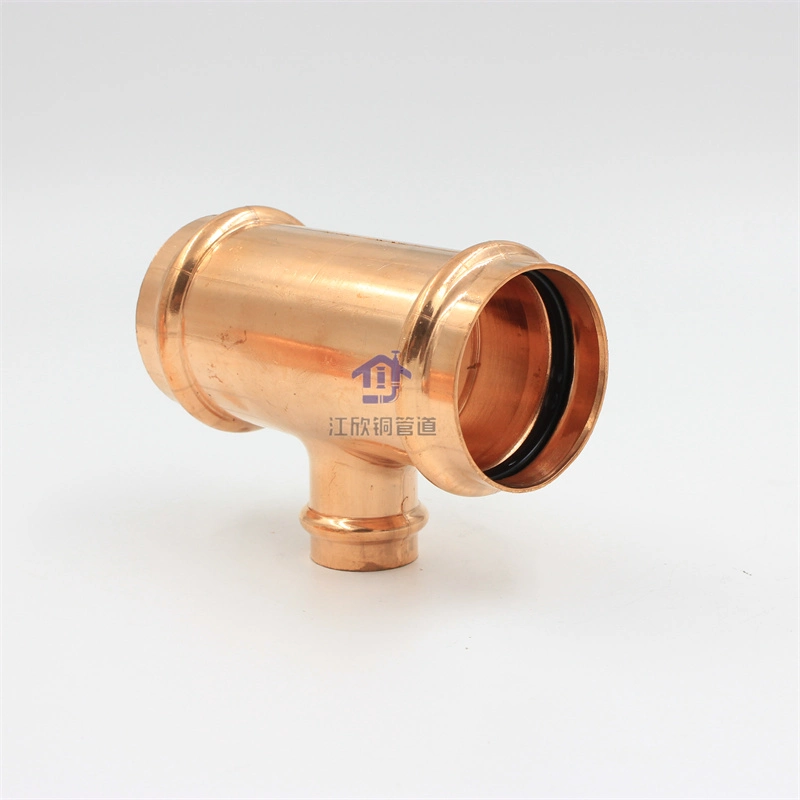 Copper Brass Welding V-Press Thread Chromed Compression Fitting