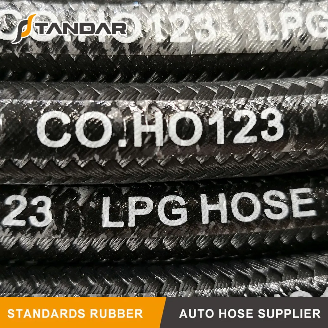 High Pressure Flexible Rubber Propane Liquefied Petroleum Gas LPG Hoses and Fittings