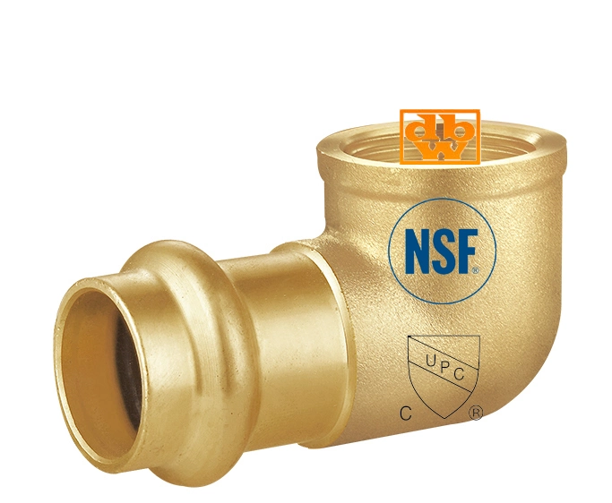 Cast Brass Fittings Press Adaptor Male NPT X Press