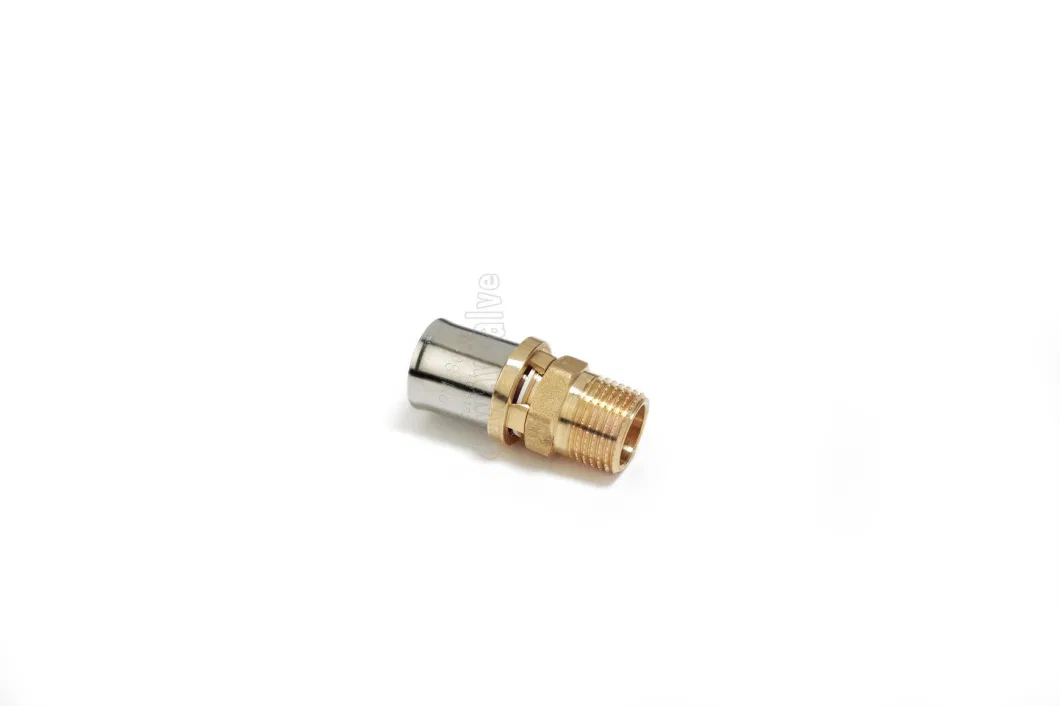 Hight Quality Female Straight Brass Press Fitting for Pex-Al-Pex Pipe