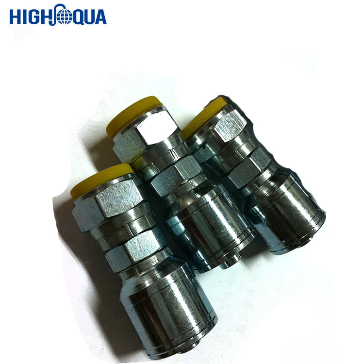 Brass Metric Manufacturer High Pressure Crimp Hose Fitting